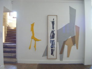 Exposition Se retourner, Ghislaine Vappereau, musée d'Art, Baugé, 2008