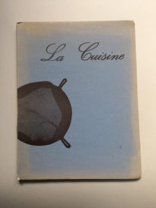 La Cuisine, Ghislaine Vappereau (éd. l'éléphant Paris), 1977