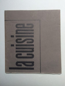 La cuisine , Ghislaine Vappereau (éd. L'éléphant Paris), 1980