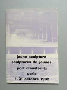Jeune Sculpture, sculptures de jeunes, Ghislaine Vappereau, port d'Austerlitz, Paris, 1982