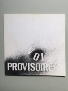 3e Biennale d'art provisoire, Ghislaine Vappereau, Le Mans, 1983