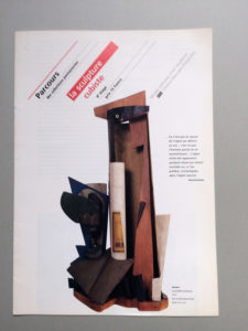 La Sculpture cubiste (éd. Centre G.-Pompidou), 1989