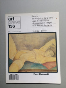 ArtPress n° 136, 1989