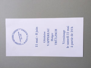 Invitation exposition Ghislaine Vappereau