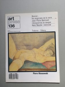 ArtPress, n° 136, mai 1989