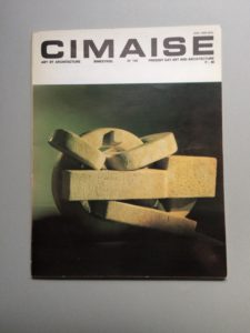 Revue Cimaise, n° 148, octobre 1980