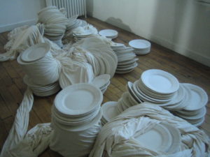 Exposition Le théâtre des pesanteurs, Ghislaine Vappereau, Centre d'art Passages, Troyes, 2006