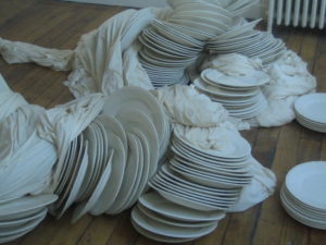 Exposition Le théâtre des pesanteurs, Ghislaine Vappereau, Centre d'art Passages, Troyes, 2006